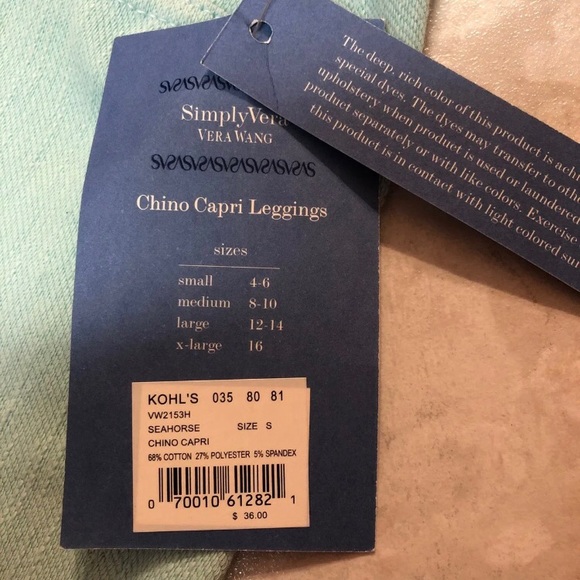 Vera by Vera Wang Leggings - Picture 3 of 5